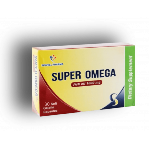 SUPER OMEGA 1000 MG ( FISH OIL ) 30 SOFT GELATIN CAPSULES